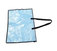 DIKACA Sacoche Transparente pour Portfolios Artistes avec Fermeture Éclair et Poignée Pochette de Rangement Résistante pour Affiches Dessins et Dossiers Organisateur Pratique pour
