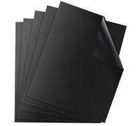 DIKER Tapis de Cuisson pour Barbecue, 40x60cm Set de 5 Feuilles de BBQ Réutilisable Extérieur, Cuisson Mats Plancha pour Barbecue Gaz, Weber Charbon Barbecue,Postuler à Plaques et Grilles pour Cuisson