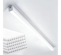 DIKHEE Lot de 50 Réglette LED 120cm 36W Tube intégré 6500K Eclairage 3996lm Super lumineux Lampe LED de cave éclairage de garage - Lampe Fluorescente LED étanche