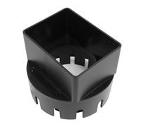 Dilwe Adaptateur de Descente de Gouttière en PVC de qualité Supérieure, Transition sans Couture de 3x4 Pouces pour Le Drainage de la Pluie à L'extérieur (Black)