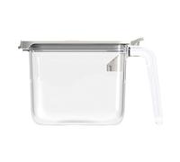 Dilwe Boîte à épices de Cuisine avec Poignée, Récipient d'assaisonnement scellé en Plastique Transparent, capacité de 480ml pour la Cuisson et la Préparation des Aliments