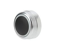 Dilwe Bouton Rotatif MMI Bouton de Commande Rotatif Multimédia ABS 4F0919069 Remplacement Direct Noir avec Garniture Argentée pour Pilotes S6 C6 A8 S8 RS6