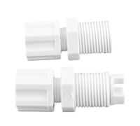 Dilwe Ensemble D'adaptateurs de Piscine, 2 Ensembles, Raccord D'entrée de Clapet Anti-Retour en Plastique Durable pour Accessoires de Piscine CL200 CL220