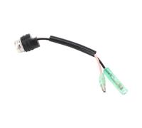 Dilwe Interrupteur Thermique Hors-bord en Caoutchouc et Métal, Interrupteur de Température Hors-bord OEM 688 82560 10, Remplacement Plug and Play pour l'entretien du Moteur de 6 à 250
