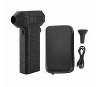 Dilwe Jet Dry Blower Aspirateur Portatif de Voiture avec Moteur sans Balais de 130 000 TR/Min, Alliage d'aluminium d'aviation, Buse de Type C de 8 000 MAh pour Le Nettoyage de Voiture, Le Camping,