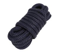Dilwe Ligne de Quai pour Bateau Ligne de Quai en Nylon Corde d'amarrage Double Tissée 1 2 Pouces X 15 Pieds avec œil épissé de 12 Pouces Absorption des Chocs à Faible étirement pour Bateaux (Bleu