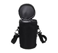 Dilwe Manchon de Bouteille d'eau isolé pour Bouteilles de 1 L, Support | Construction en Polyester 600D, Résistant à L'abrasion et Imperméable, Double Fermeture éclair pour un Accès Facile, Idéal
