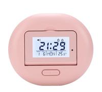 Dilwe Minuterie Numérique, Grand Compte à Rebours LCD, Plastique CR2032 alimenté par Batterie avec Fonctionnement Silencieux, Affichage Clair, Conception Portable pour Salle de uisine,