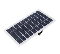 Dilwe Panneau Solaire USB 5W, Chargeur de Panneau Solaire en Silicium Haute efficacité pour Ordinateur Portable, Radio, Téléphone Portable