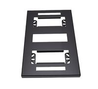 Dilwe Plaque de Fixation pour Coffre à Outils, Stockage Modulaire | Base de fixation de chargement, connexion de stockage modulaire, construction métallique, lits de camion, panneaux muraux