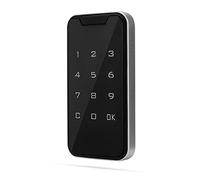 Dilwe Serrures électroniques pour Armoires, écran Tactile, Mot de Passe | Codes invités à clavier unique, reverrouillage en cinq secondes avec alertes sonores, boîtier en alliage de zinc pour