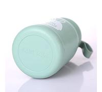 Dilwe Tasse Isolée à Double Couche, Motif Lapins Mignons, Tasse d'eau Chaude Portable 330 Ml pour Enfants et Sports de Plein Air (GREEN)