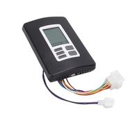 Dilwe Thermostat Numérique RV ABS 12 V Thermostat Mural pour RV Contrôle de la Chaleur et du Refroidissement Affichage Numérique 9330A3351 9330A3341 pour Mach Series Climatisation (BLACK)