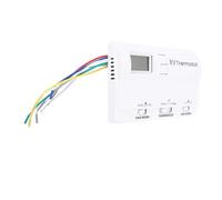 Dilwe Thermostat Numérique RV Thermostat de Refroidissement Mural ABS 33 à 98 F 3 Modes Affichage Clair pour Camping-car Remorque pour 8330 336 337 338 339 368 386