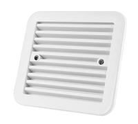 Dilwe Ventilateur d'échappement 12 V ABS Ventilateur d'aération Latéral Moteur sans Balais 2000 Tr/Min Min Ventilation Blanche pour Voiture RV Remorque SUV Caravane Refroidissement des Parois