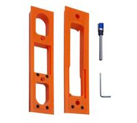 Dima Charnières de porte rapide, précise, légère, portable, montage | Gabarit réglable pour charnières et fraisage mortaise débutant garage portes armoires installation réparation guide bricolage
