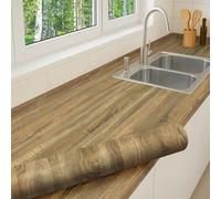Dimex Film adhésif laminé pour meubles - Film adhésif extra épais en PVC aspect marbre et bois pour meubles de cuisine, portes, tables et étagères - Revêtement intérieur décoratif résistant aux