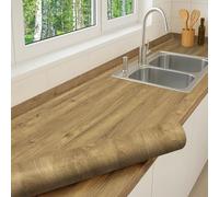 Dimex Film adhésif laminé pour meubles - Film adhésif extra épais en PVC aspect marbre et bois pour meubles de cuisine, portes, tables et étagères - Revêtement intérieur décoratif résistant aux