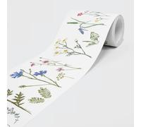 Dimex Frise de papier peint autocollante en non-tissé Motif fleurs multicolores 15 cm x 500 cm