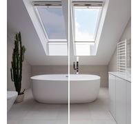 DIMEXACT - Film Anti Chaleur pour velux - alu Clair - 75 cm x 2 m - en Rouleau