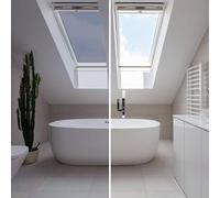 DIMEXACT - Film Anti Chaleur pour velux - alu foncé - 152 cm x 1 m - en Rouleau