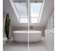 DIMEXACT - Film Anti Chaleur pour velux - Bleu Clair - 152 cm x 1 m - en Rouleau