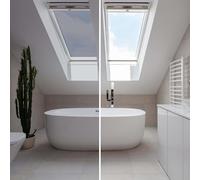 DIMEXACT - Film Anti Chaleur pour velux - Gris fumé - 75 cm x 1 m - en Rouleau