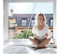 DIMEXACT - Film anti chaleur Transparent pour double vitrage bon compromis - Transparent - 75 cm x 1 m - En Rouleau