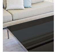 DIMEXACT - Film de protection pour table en verre noir transparent - 152 cm x 1 m - En Rouleau