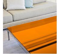 DIMEXACT - Film de protection pour table en verre orange transparent - 152 cm x 1 m - En Rouleau