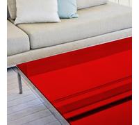 DIMEXACT - Film de protection pour table en verre rouge transparent - 152 cm x 2.5 m - en Rouleau