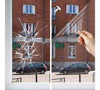 DIMEXACT - Film de Protection pour vitrage pour Choc Depuis l'intérieur - incolore 125 microns - 152 cm x 2 m - en Rouleau
