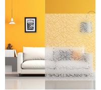 DIMEXACT - Film décoratif pour vitre effet vitrage brisé dépoli - 152 cm x 2.5 m - En Rouleau