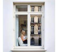 DIMEXACT - Film Miroir sans Tain Argent chromé - Haute durabilité - 75 cm x 0.5 m - en Rouleau
