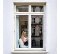DIMEXACT - Film Miroir sans Tain pour Grand vitrage vis-à-vis Proche - Gris fumé - 152 cm x 2 m - en Rouleau