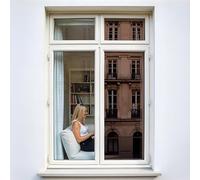 DIMEXACT - Film Miroir sans Tain repositionnable pour Grand vitrage - Bronze - 120 cm x 1.5 m - en Rouleau