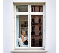 DIMEXACT - Film Miroir sans Tain repositionnable pour Grand vitrage - Bronze - 60 cm x 0.5 m - en Rouleau