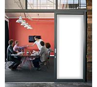 DIMEXACT - Film occultant Blanc Brillant pour fenêtre - 75 cm x 2 m - en Rouleau