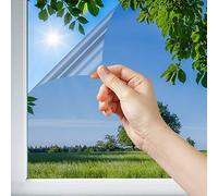 DIMEXACT - Film Solaire pour Double vitrage Bon compromis - alu Clair - 152 cm x 1 m - en Rouleau