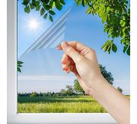 DIMEXACT - Film Solaire pour Double vitrage Bon compromis - Bleu Clair - 152 cm x 0.5 m - en Rouleau