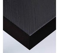 DIMEXACT - Papier peint adhésif effet bois noir - 122 cm x 5 m - en Rouleau