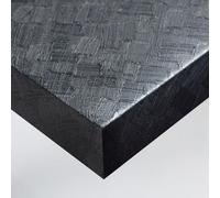 DIMEXACT - Papier peint adhésif effet charbon de bois gris sculpté - 122 cm x 2 m - en Rouleau