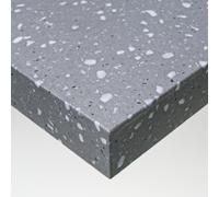 DIMEXACT - Papier peint adhésif effet terrazzo gris - 122 cm x 5 m - en Rouleau