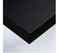 DIMEXACT - Papier peint adhésif noir mat Eco - 122 cm x 10 m - En Rouleau
