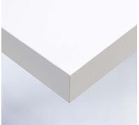 DIMEXACT - Papier peint autocollant blanc mat - 122 cm x 5 m - en Rouleau
