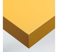DIMEXACT - Papier peint autocollant jaune tournesol mat - 122 cm x 10 m - en Rouleau