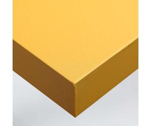 DIMEXACT - Papier peint autocollant jaune tournesol mat - 122 cm x 2.5 m - en Rouleau