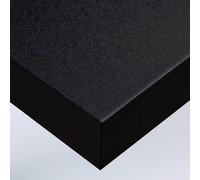 DIMEXACT - Papier peint autocollant noir mat - 122 cm x 2.5 m - en Rouleau