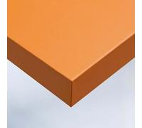 DIMEXACT - Papier Peint Autocollant Orange Florida Mat - 122 cm x 2 m - en Rouleau