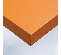 DIMEXACT - Papier peint autocollant orange florida mat - 122 cm x 2 m - en Rouleau